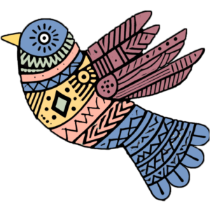 Icona d'un ocell dibuixat